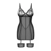 Nuites Nuisette & String Noirs – Lingerie Féminine Élégante