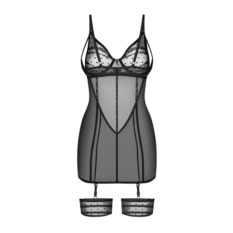 Nuites Nuisette & String Noirs – Lingerie Féminine Élégante