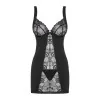 Heartina Nuisette Noire - Lingerie Féminisante | Fauxseins.fr