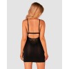Maderris nuisette et String - Noire Obsessive