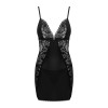 Maderris nuisette et String - Noire Obsessive