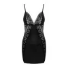 Nuisette et String Maderris Noire | Féminisation | Fauxseins.fr