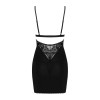Maderris nuisette et String - Noire Obsessive