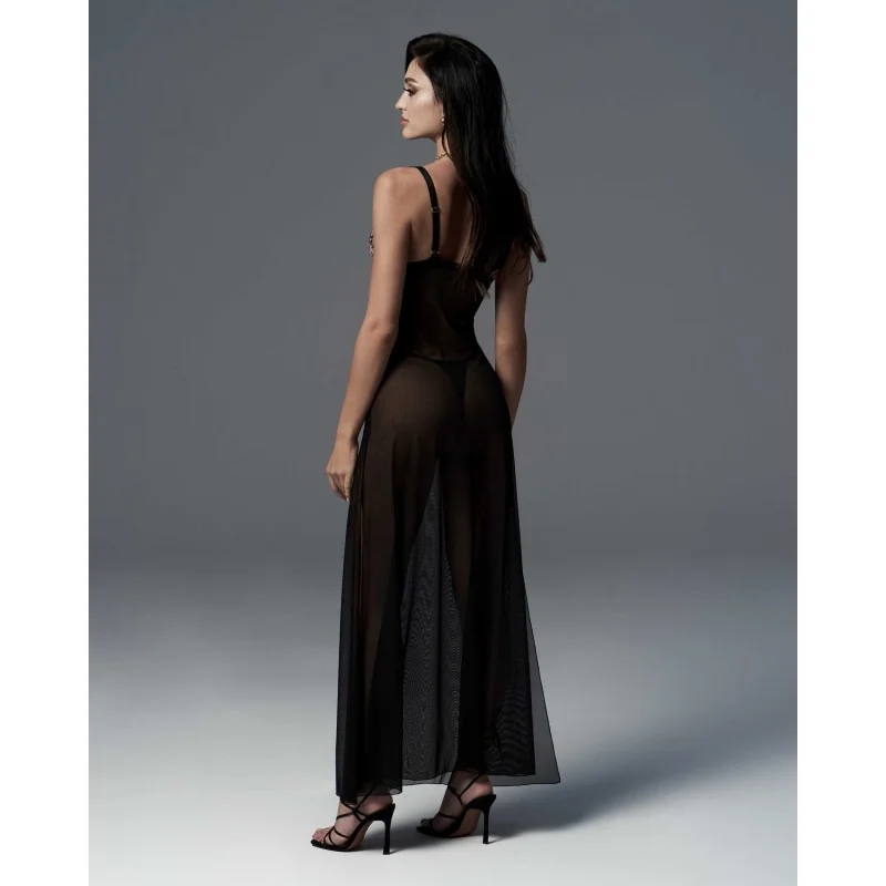 Vila Blanes Nuisette Longue Noire | Fauxseins.fr