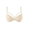 Soutien-gorge push-up beige Axami V-10341 | Fauxseins.fr