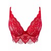 Soutien-gorge dentelle rouge V-9691 Axami | Fauxseins.fr
