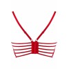 Soutien-gorge dentelle rouge V-9691 Axami | Fauxseins.fr