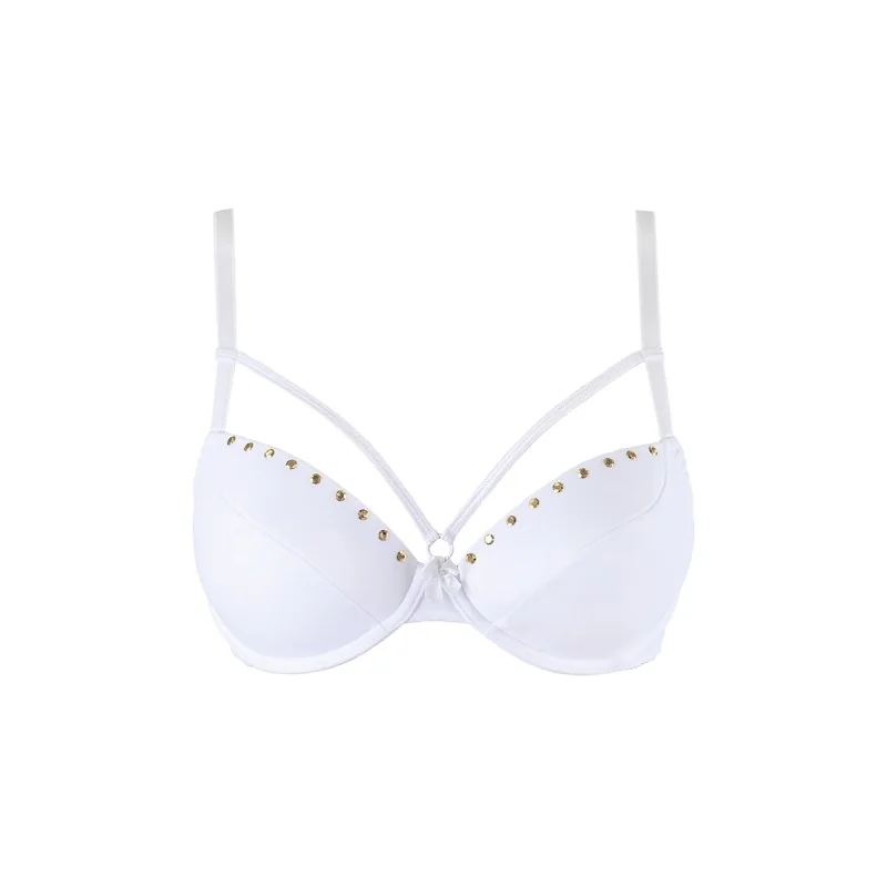 Soutien-gorge push-up blanc V-10331 Axami | Fauxseins.fr