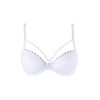 Soutien-gorge push-up blanc V-10331 Axami | Fauxseins.fr
