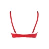 Soutien-gorge push-up rouge Axami V-10351 | Fauxseins.fr