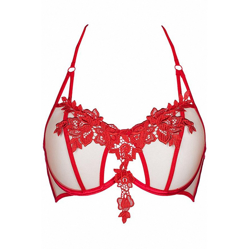 Soutien-gorge Rouge V-8861 Axami | Fauxseins.fr