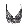 Soutien-gorge bustier noir V-10511 Axami | Fauxseins.fr