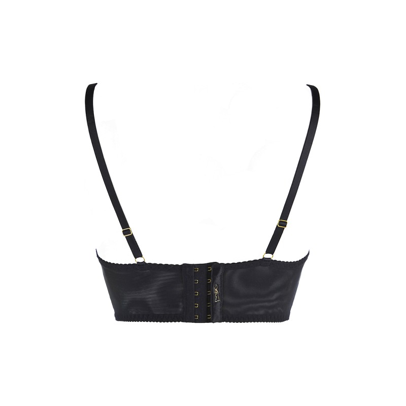Soutien-gorge bustier noir V-10511 Axami | Fauxseins.fr