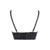 Soutien-gorge bustier noir V-10511 Axami | Fauxseins.fr