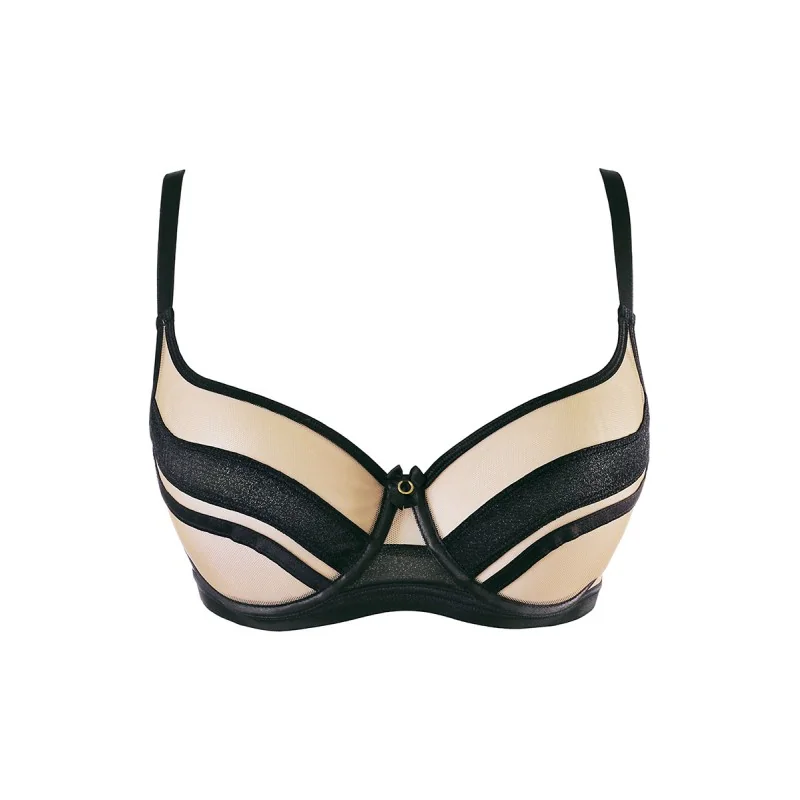 Soutien-gorge tulle noir V-10491 - Axami Axami