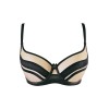Soutien-gorge tulle noir V-10491 Axami | Fauxseins.fr