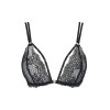 Bralette Noir V-10091 Axami | Lingerie Féminisation