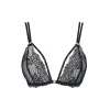 Bralette Noir V-10091 Axami | Lingerie Féminisation