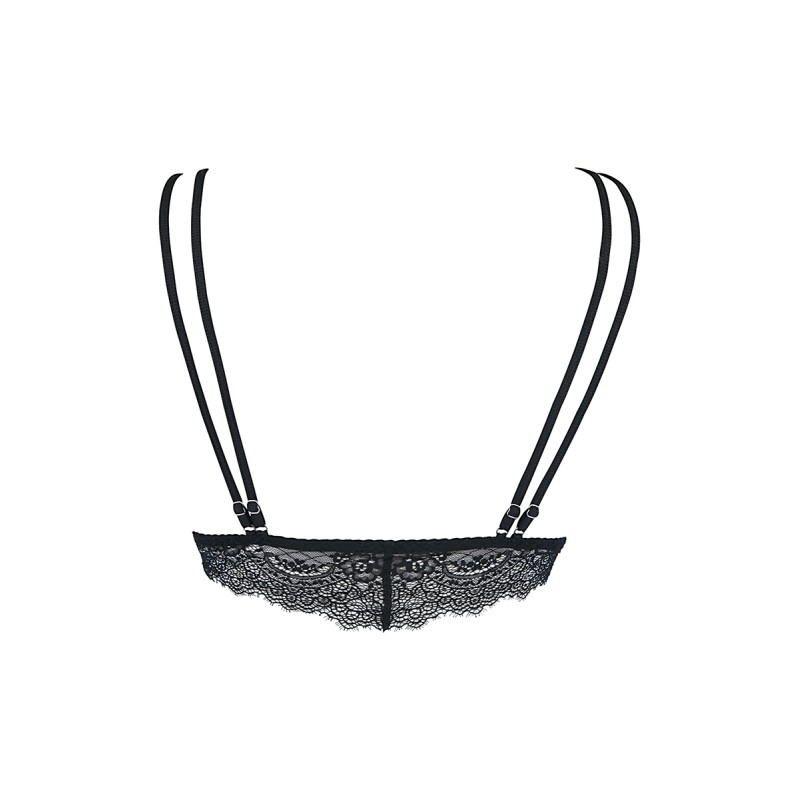 Bralette Noir V-10091 Axami | Lingerie Féminisation