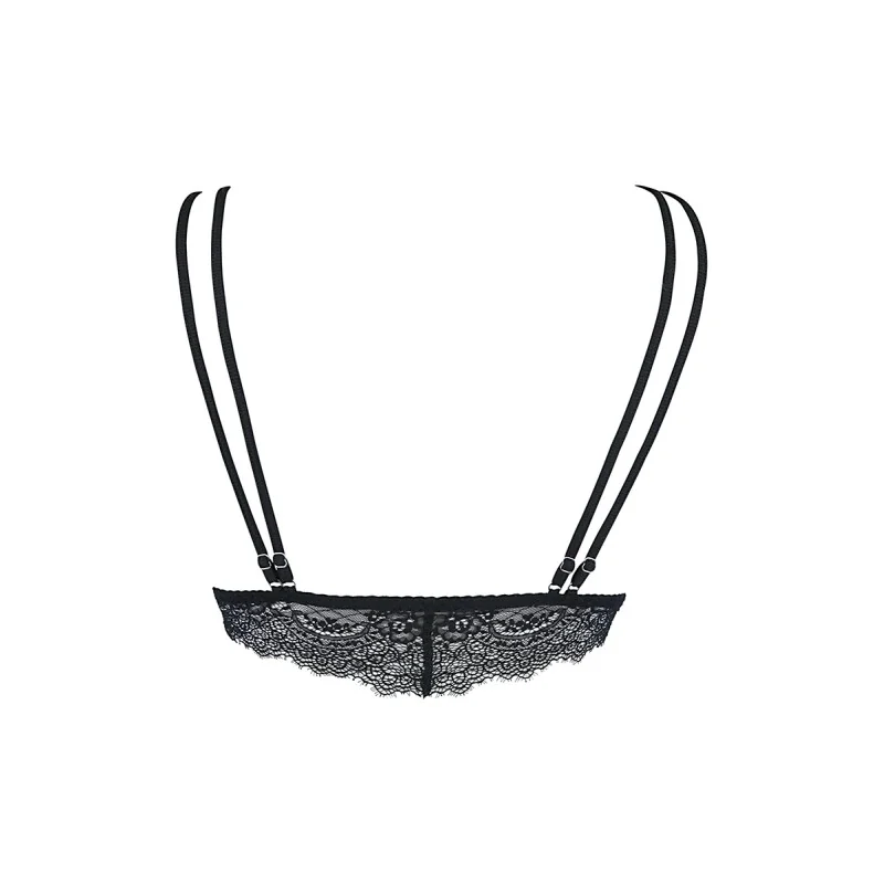 Bralette Noir V-10091 Axami | Lingerie Féminisation