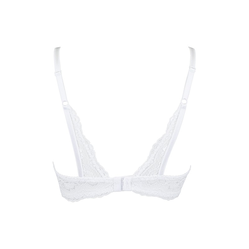 Soutien-gorge ouvert blanc V-9821 Axami | Fauxseins.fr