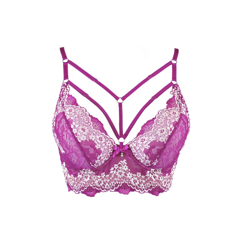 Soutien-gorge Fuchsia V-9741 Axami | Fauxseins.fr