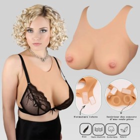 Buste faux seins silicone dos Velcro – Petit prix