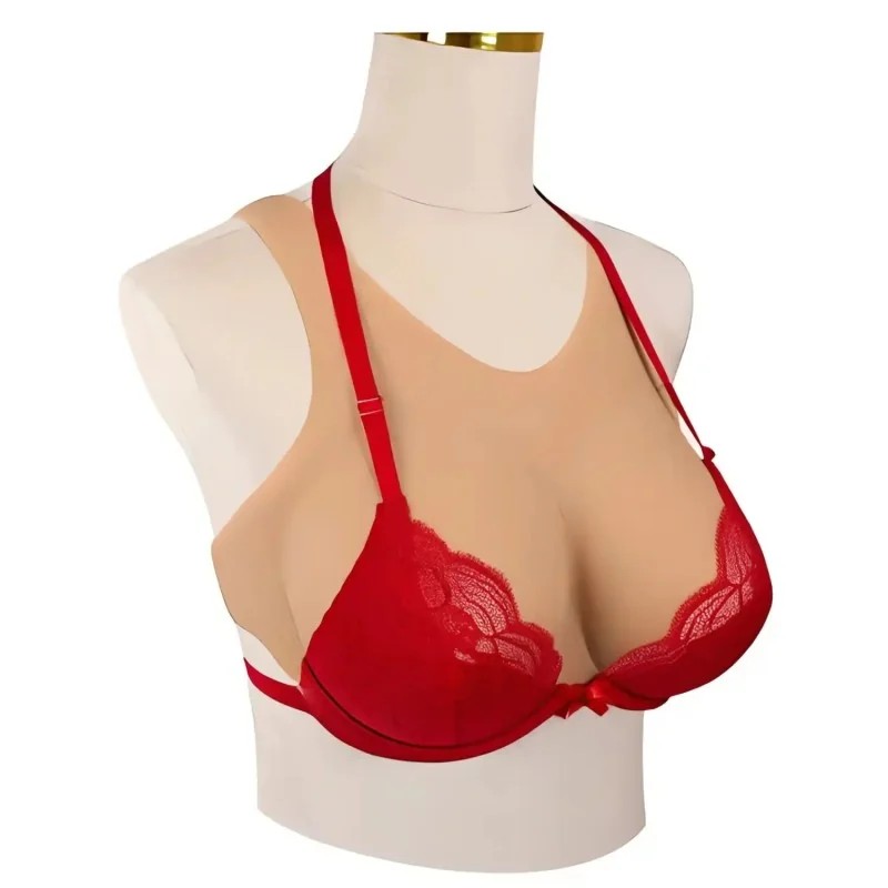Buste faux seins silicone dos Velcro – Petit prix