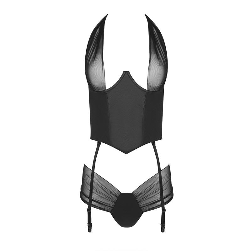 Guêpière Kesmina faux cuir - Passion Passion lingerie