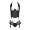 Guêpière Kesmina faux cuir - Passion Passion lingerie