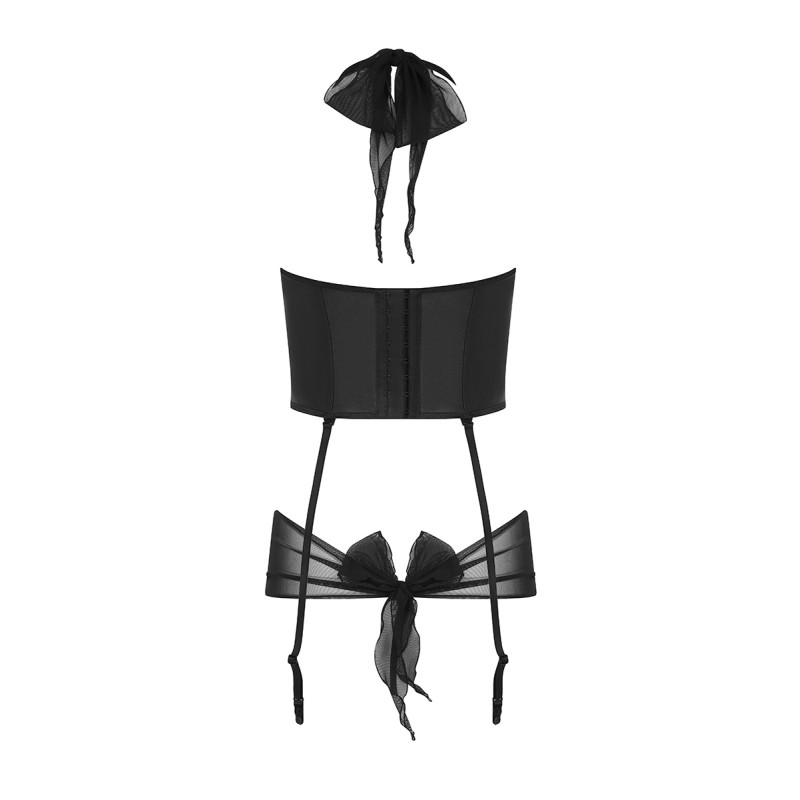 Guêpière Kesmina faux cuir - Passion Passion lingerie