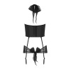 Guêpière Kesmina faux cuir - Passion Passion lingerie