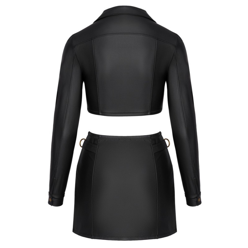 Ensemble top et jupe courte noir - Cottelli PARTY Cotelli Lingerie