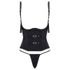 Ensemble corset seins nus noir - Cottelli PARTY Cotelli Lingerie