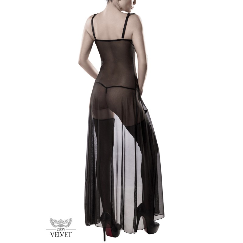 Set déshabillé tulle et dentelle 2 pièces - Grey Velvet Grey Velvet