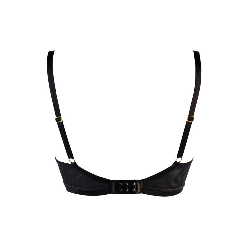 Soutien-gorge tulle et dentelle noir V-10711 - Axami Axami