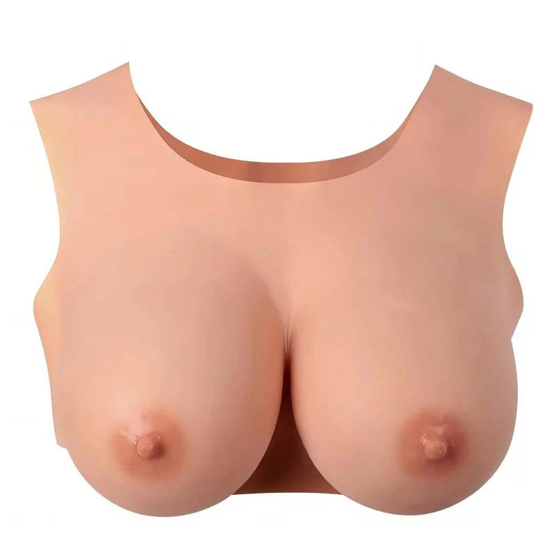Buste seins réaliste couleur peau claire Taille M Bonnet D