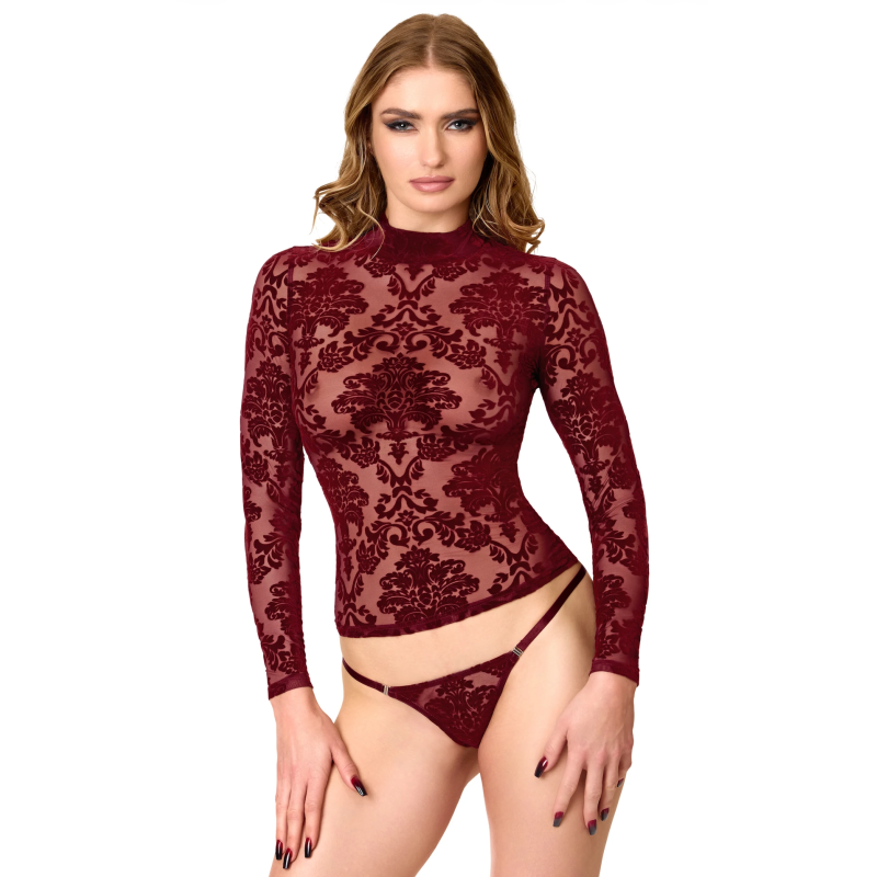 F425 Masquerade Long-Sleeve Top
