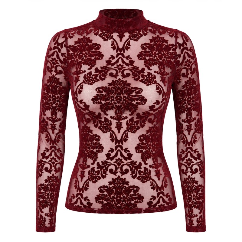 F425 Masquerade Long-Sleeve Top