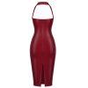 F396 Dark Romance Corset Midi Dress