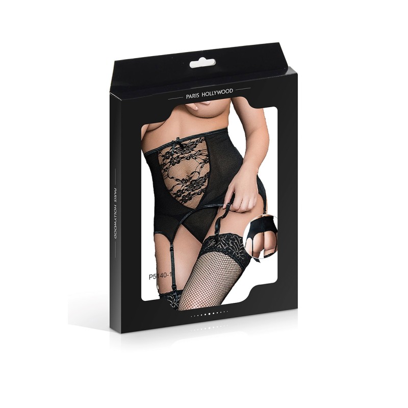 Serre-taille jarretelles avec string Paris Hollywood