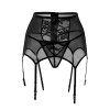 Serre-taille jarretelles avec string Paris Hollywood