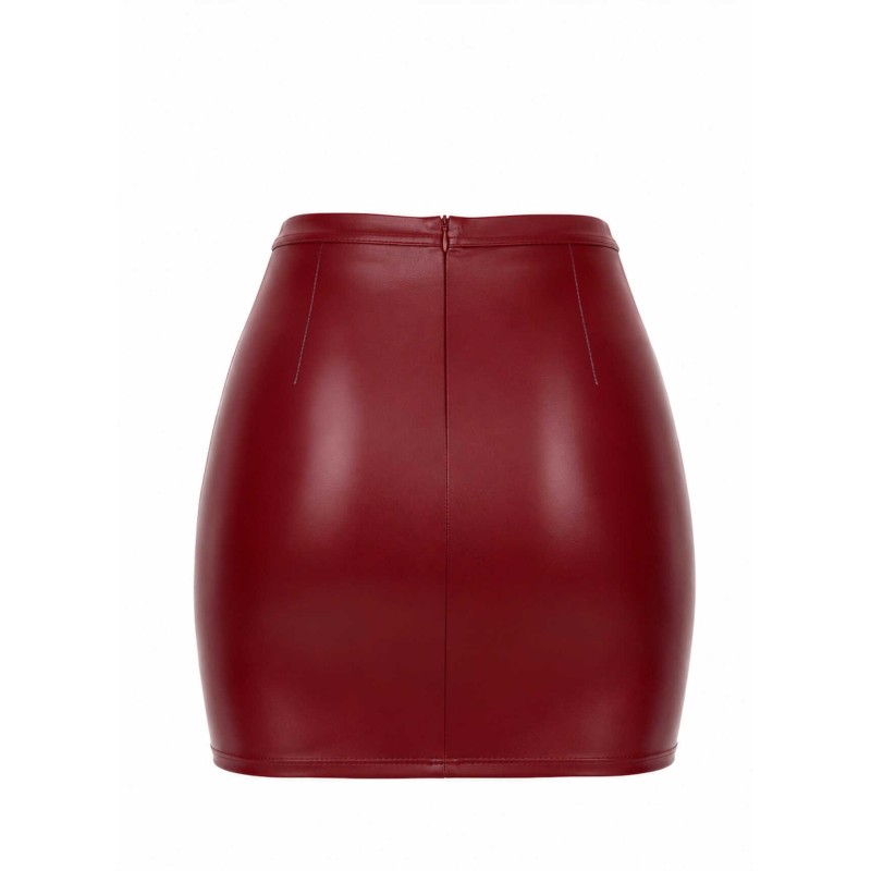 F399 Bordeaux affair Mini jupe Noir HandMade