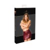 F399 Bordeaux affair Mini jupe Noir HandMade