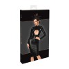 F401 Dark affair robe midi Noir HandMade