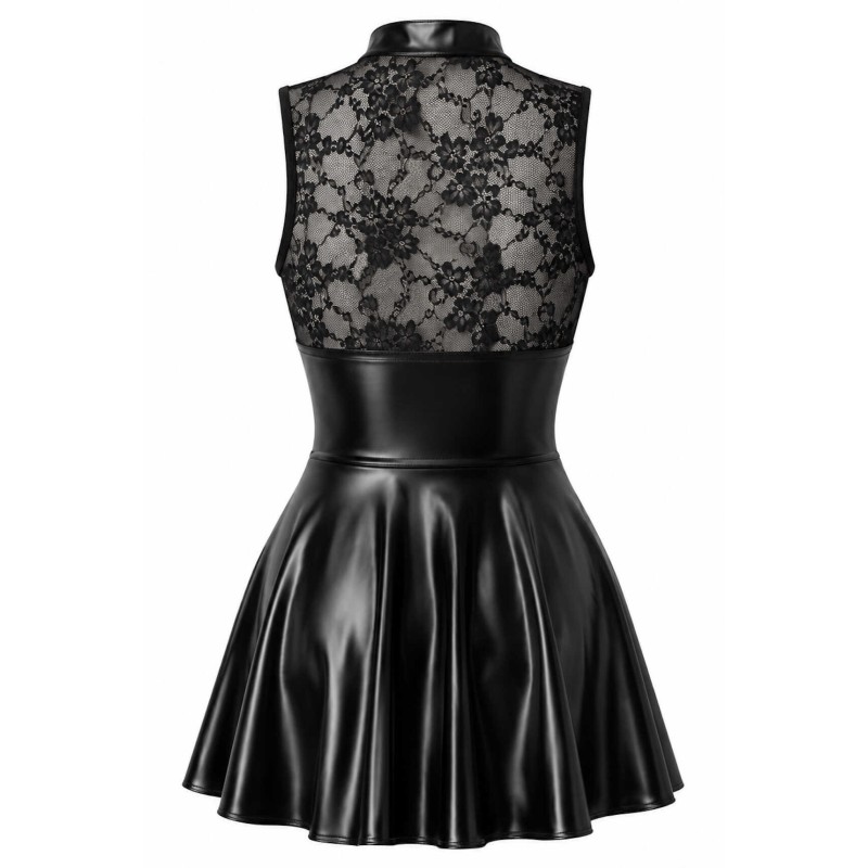 F404 One more kiss robe courte Noir HandMade