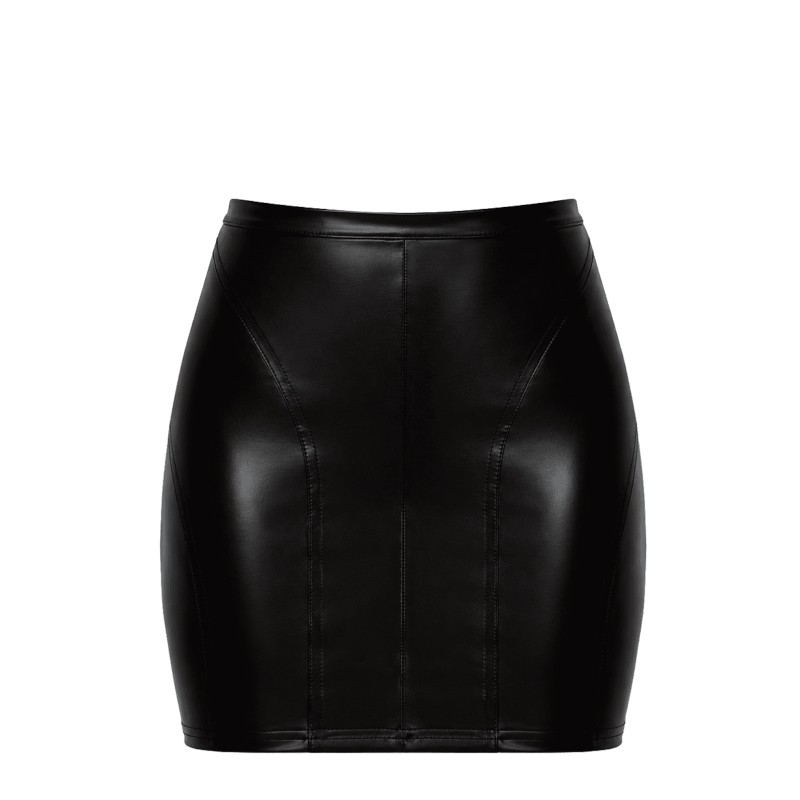 F407 Dark affair mini jupe Noir HandMade