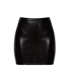 F407 Dark affair mini jupe Noir HandMade