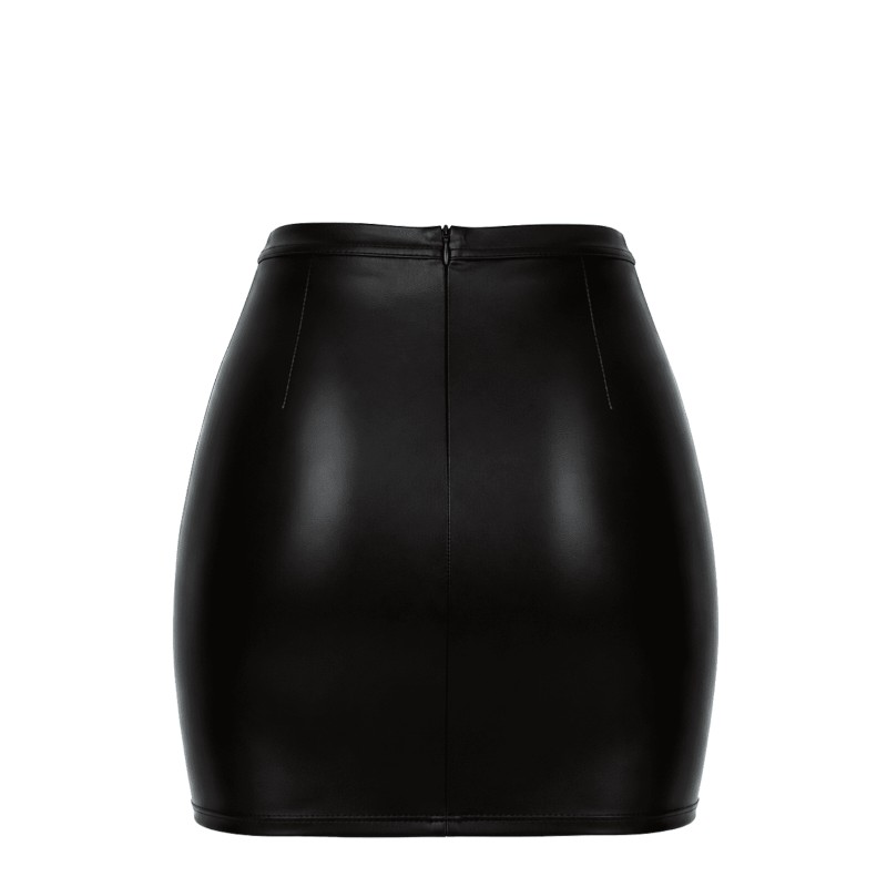 F407 Dark affair mini jupe Noir HandMade