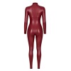 F395 Combinaison Dark Romance avec zip trois voies Noir HandMade